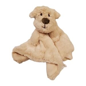 K LUXE BABY Kluxe KellyToy Security Blanket Rattle PUPPY DOG Lovey‎ Soft Toy